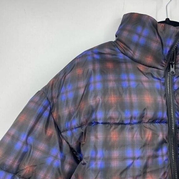 BP Multicolor Plaid Puffer Jacket - Picture 2 of 10